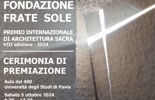 Cerimonia Premio Internazionale Architettura Sacra 2024