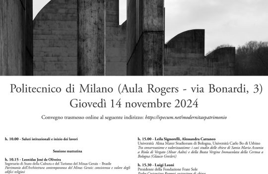 Convegno – Modernità e Patrimonio